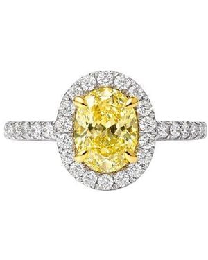 Lab Grown Diamonds 14K 2.40 Ct. Tw. Lab-Grown Diamond Halo Engagement Ring - White