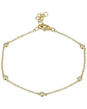 Sabrina Designs 14k 0.1 Ct. Tw. Diamond Bracelet - Metallic