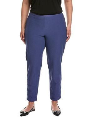 Eileen Fisher Slim Ankle Pant - Blue