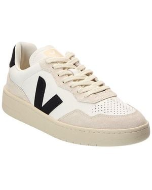 Veja Leather & Suede Sneaker - White