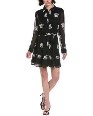 Cece Mini Shirtdress - Black