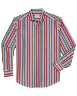 J.McLaughlin Club Woven Shirt - Red