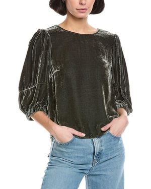 Velvet By Graham & Spencer Nancy Top - Grey