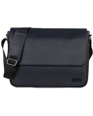 Bugatti Contrast Messenger Bag - Black