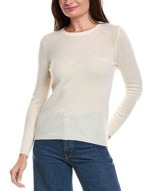 Forte Crewneck Cashmere Jumper - White