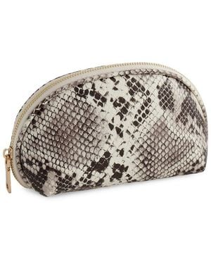 Shiraleah Lauren Zip Pouch - Grey