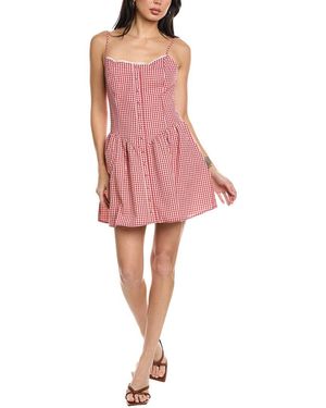 Seraphin Sleeveless Mini Dress - Red