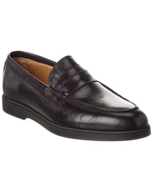 M by Bruno Magli Ezra Leather Loafer - Black