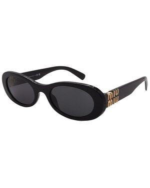 Miu Miu Mu 06Zs 50Mm Sunglasses - Black