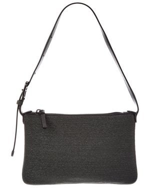 Brunello Cucinelli Leather Shoulder Bag - Black