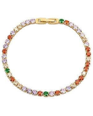 Jewels by Sunaina Gigi 18K Plated Stainless Steel Tennis Bracelet - Metallic