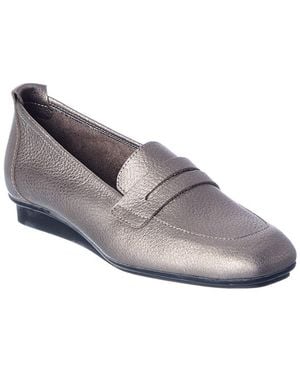 Arche Matana Leather Loafer - Gray