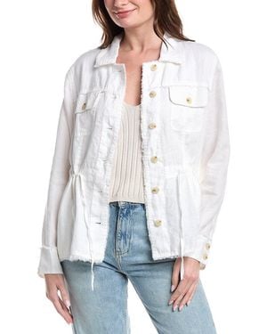 Tommy Bahama Two Palms Linen Utility Jacket - White