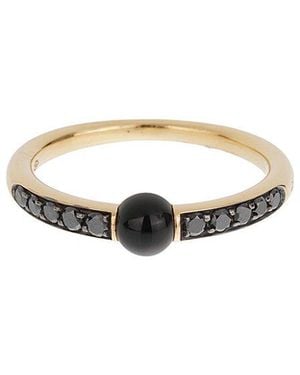 Pomellato 18K 0.30 Ct. Tw. Diamond & Onyx Ring - White