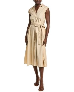 IPPONELLI Tie Waist Shirtdress - Metallic