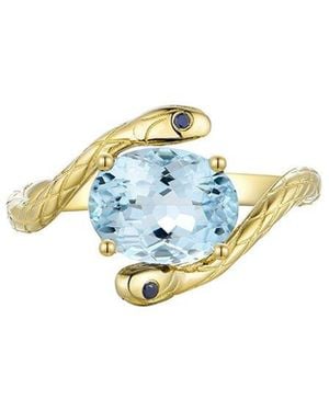 Kai Fine Jewelry 14K 1.82 Ct. Tw. Gemstone Cocktail Ring - Blue