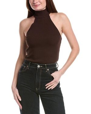 Sans Faff Hillary Halter Top - Black