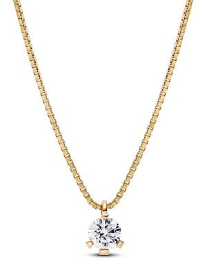 PANDORA Nova 14K 0.50 Ct. Tw. Lab-Grown Diamond Necklace - Metallic