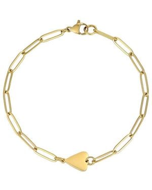 Adornia 18K Plated Stainless Steel Bracelet - Metallic