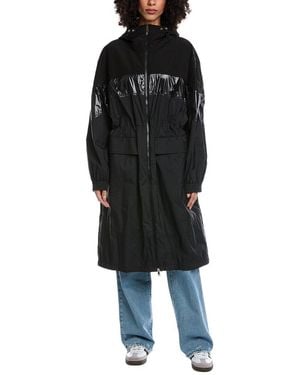 Moncler Elorn Long Coat - Black