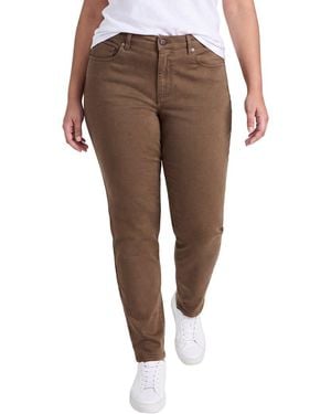 Reiss Dover Brushed Cotton J Jean - Brown