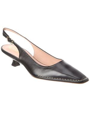 Tod's Leather Slingback Pump - Metallic