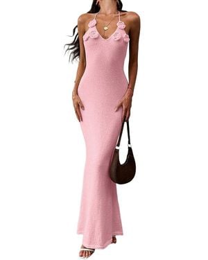 LEON GORI Maxi Dress - Pink