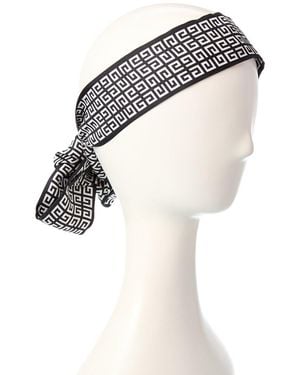 Givenchy 4G All Over Silk Headband - White