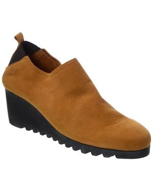 Arche Larkho Leather Wedge - Brown