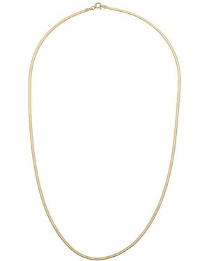 Italian Gold 14K Necklace - White
