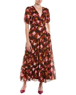 Maison Tara Midi Dress - Red
