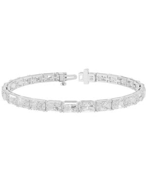 Lab Grown Diamonds 14K 15.80 Ct. Tw. Lab-Grown Diamond Fashion Bracelet - White
