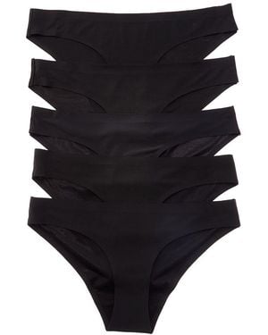 Honeydew Intimates Set Of 5 Skins Hipster Panty - Black