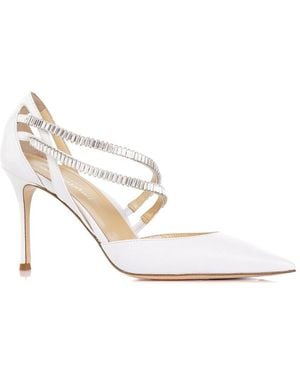 Marion Parke Megan 85 Leather Pump - White