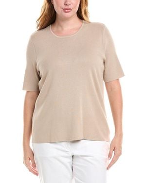 Tahari Plus T-Shirt - Natural