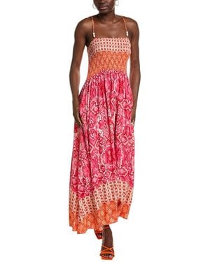 Vince Camuto Printed Maxi Dress - Red