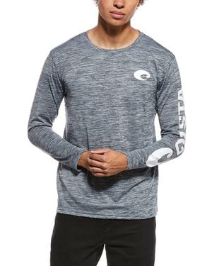 COSTA APPAREL Technical Crew Cationic Shirt - Grey