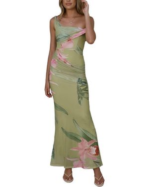 DELI S Printed Maxi Dress - Green
