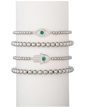 Eye Candy LA Titanium Cz Heena Bracelet - Gray