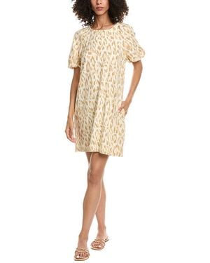 Tommy Bahama Cheetah Cove Linen-Blend Shift Dress - Natural