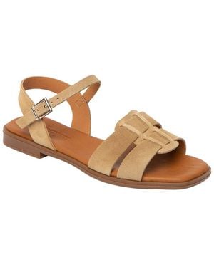 Menina Step Niva Leather Sandal - Brown