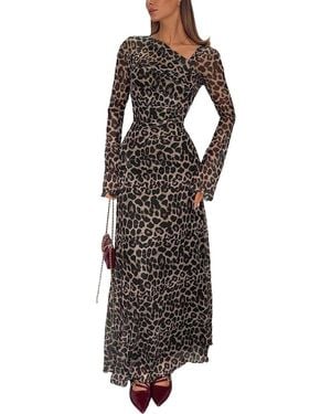 XIRELLI Print Maxi Dress - Black