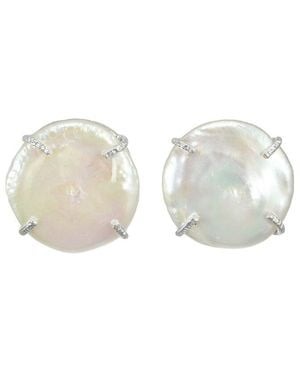 Margo Morrison Pearl Earrings - White
