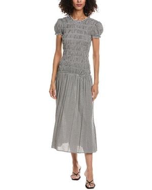 O.P.T O.P.T. Ainsley Midi Dress - Gray