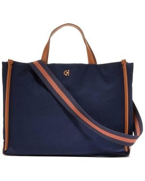 Cole Haan Montecito Canvas Tote Bag - Blue