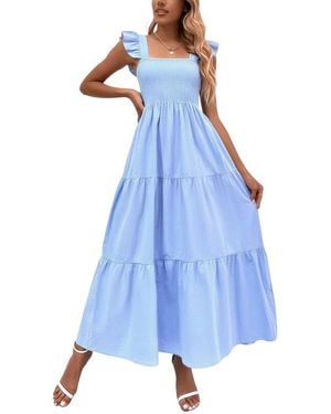 TAZGA Maxi Dress - Blue