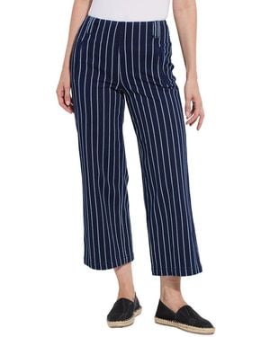 Lyssé Esme Crop Wide Leg Pant - Blue
