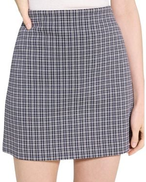 Theory Simple Mini Skirt - Blue
