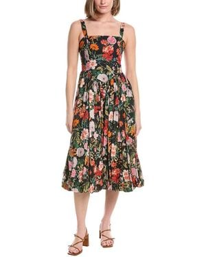 Julia Jordan Voile Sleeveless Midi Dress - Black