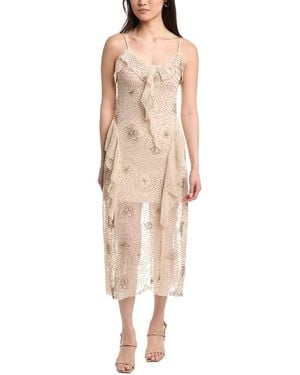IPPONELLI Sleeveless Midi Dress - Natural